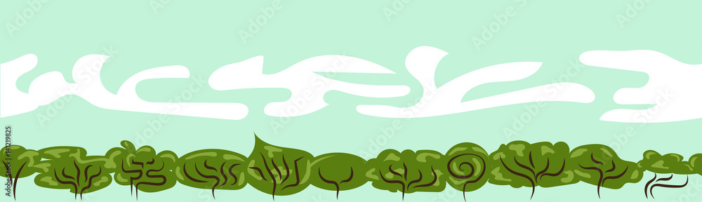 Obraz premium trees pattern