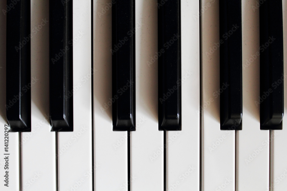Naklejka premium Piano background