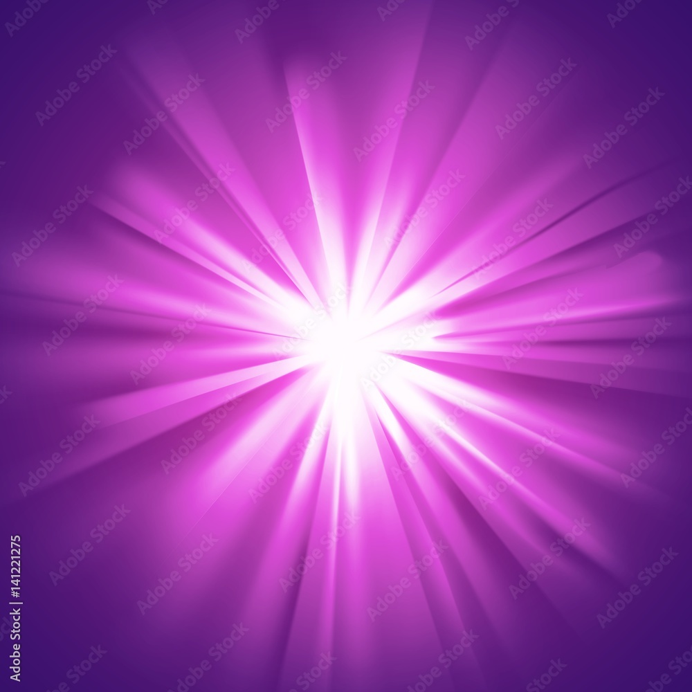 Glowing light violet burst Glowing light violet burst
