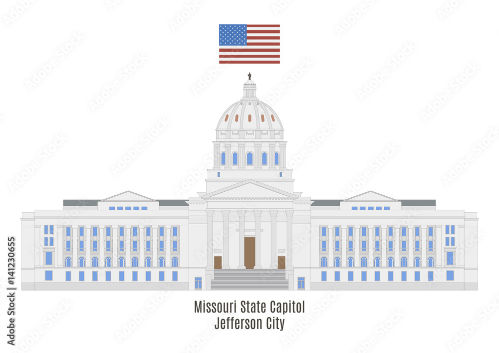  Missouri State Capitol in Jefferson City, United States of America