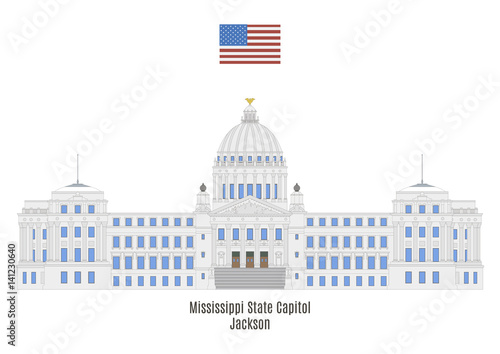 Mississippi State Capitol in Jackson, United States of America