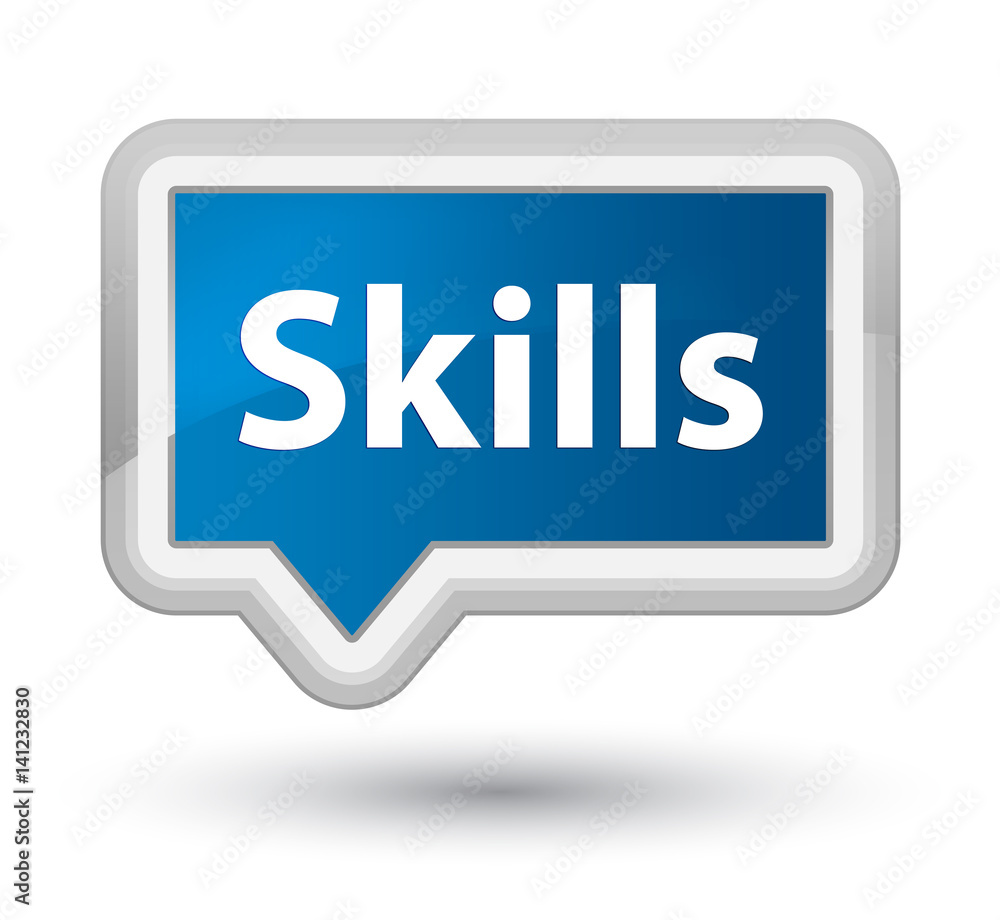 Skills prime blue banner button Skills prime blue banner button