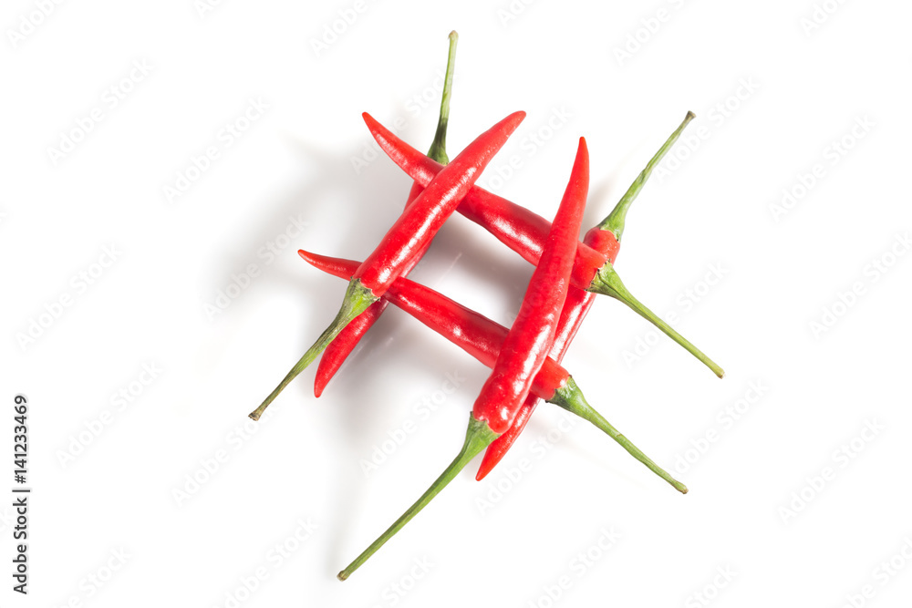 Bunch of red chili peppers Bunch of red chili peppers