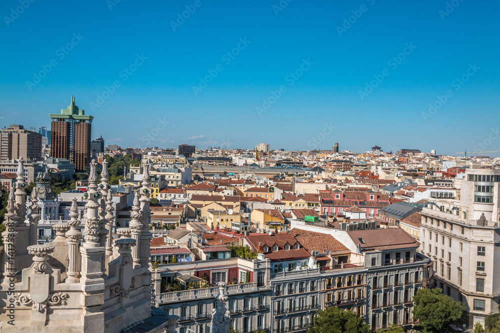 Madrid summer view