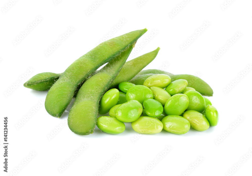 edamame, boiled green soy beans, japanese food edamame, boiled green soy beans, japanese food