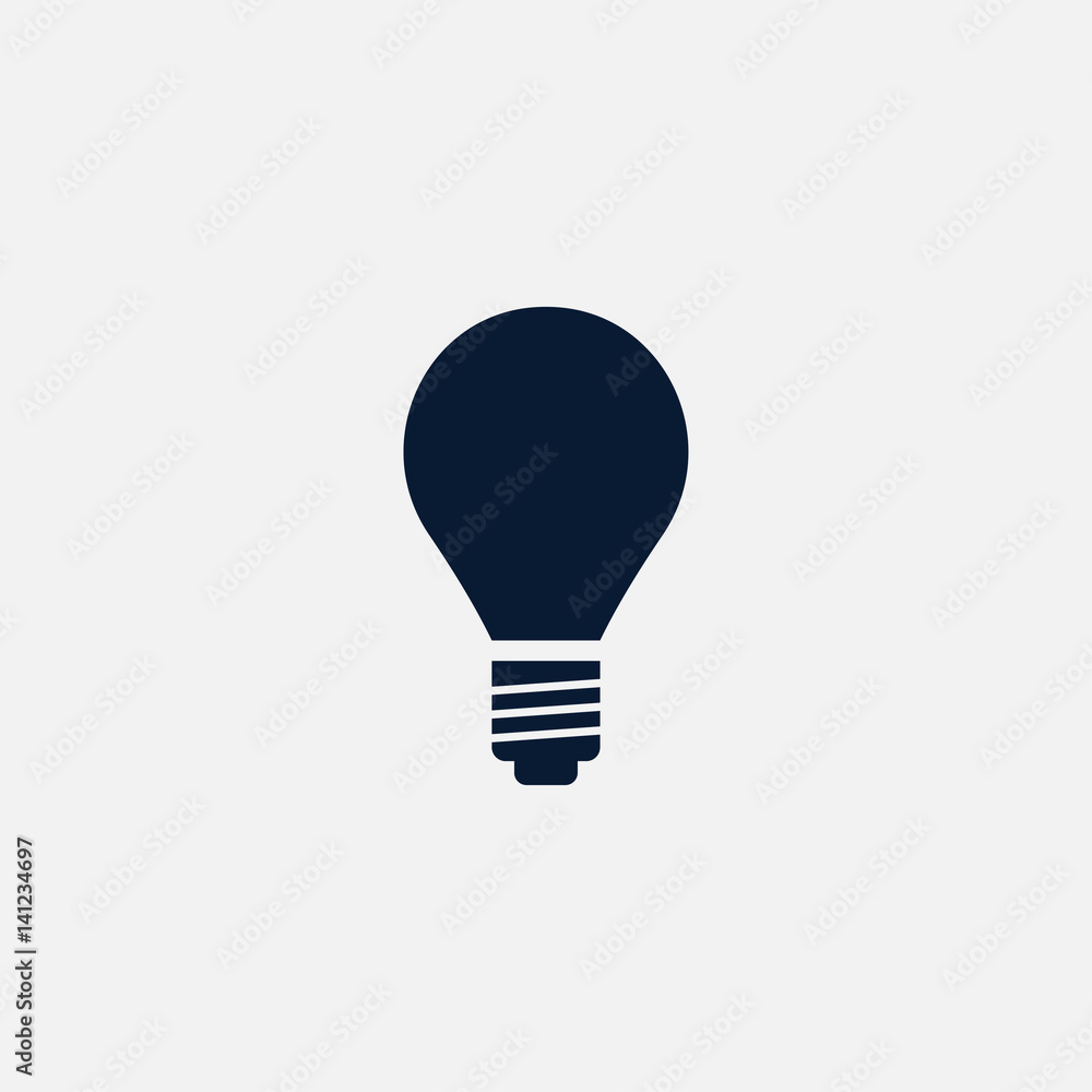Idea bulb icon simple illustration Idea bulb icon simple illustration