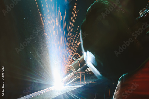Steel welding process