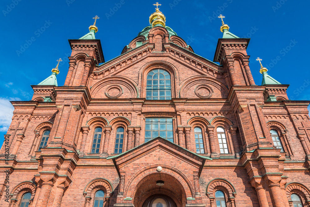 Orthodox cathedral in Helsinki Finland