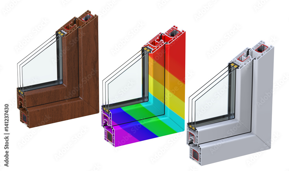 Double glazing cutaway to show the inner profile and hoose the coloring . Double glazing cutaway to show the inner profile and hoose the coloring .