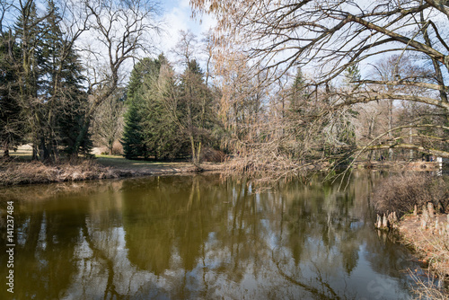 lake in park