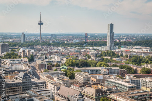 Panoramic view of Cologne in Germany