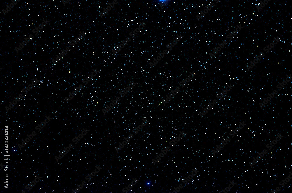 Obraz premium Stars and galaxy outer space sky night universe black background 