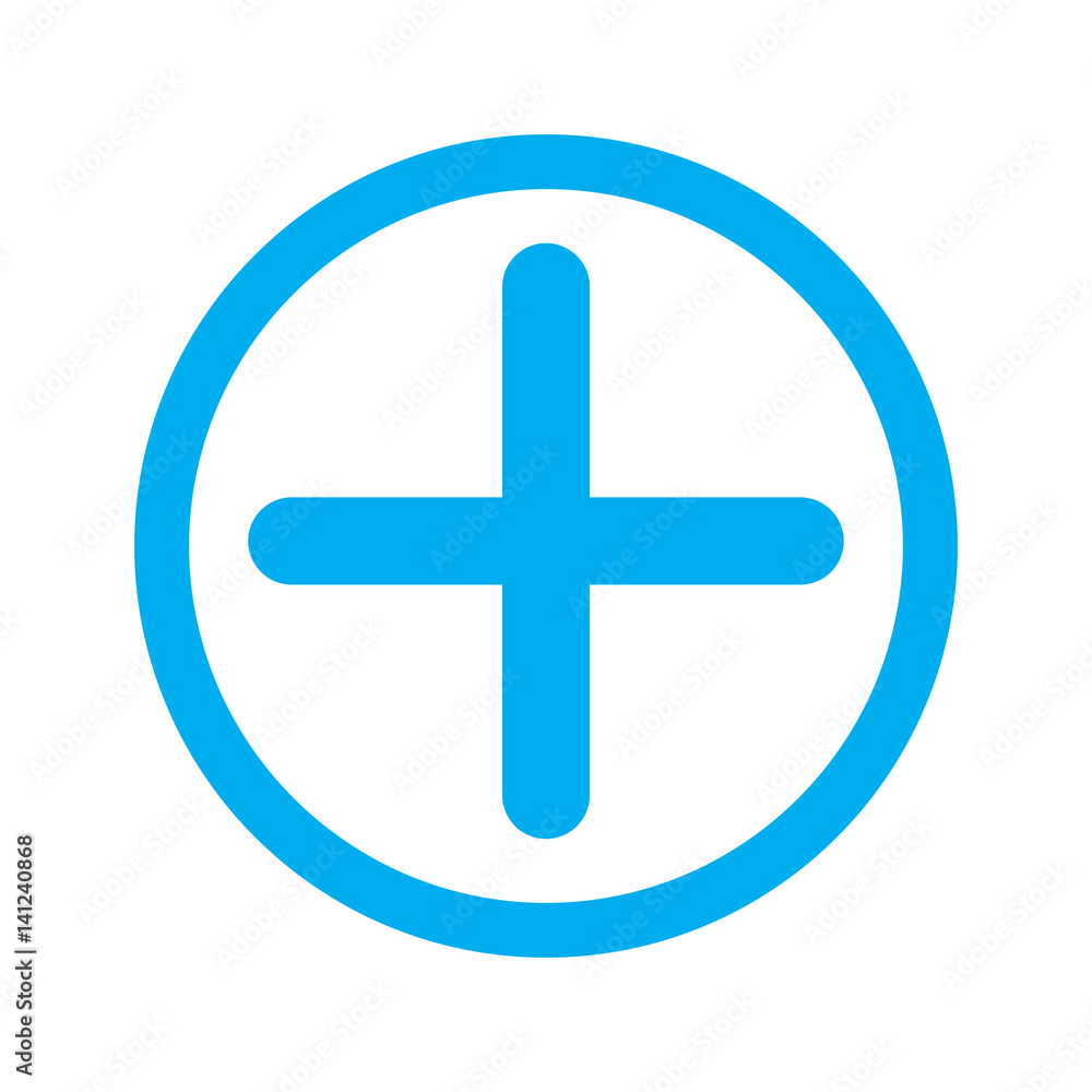 plus concept icon on white background. plus concept sign. plus concept icon on white background. plus concept sign.