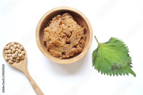 Miso paste isolated photo