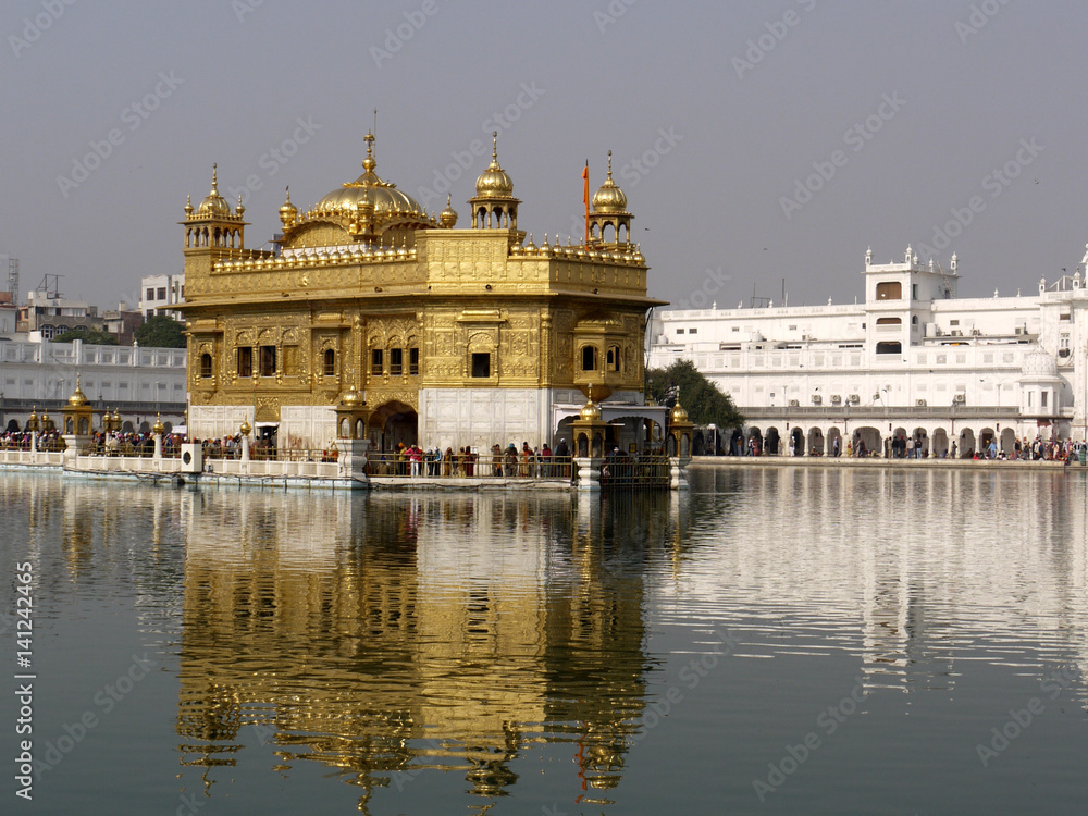 Bright afternoon at the Golden Temple, Amritsart