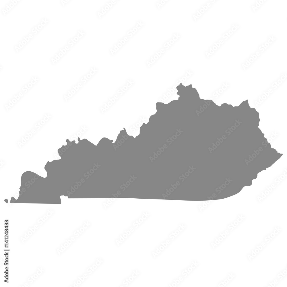 map of the U.S. state of Kentucky map of the U.S. state of Kentucky
