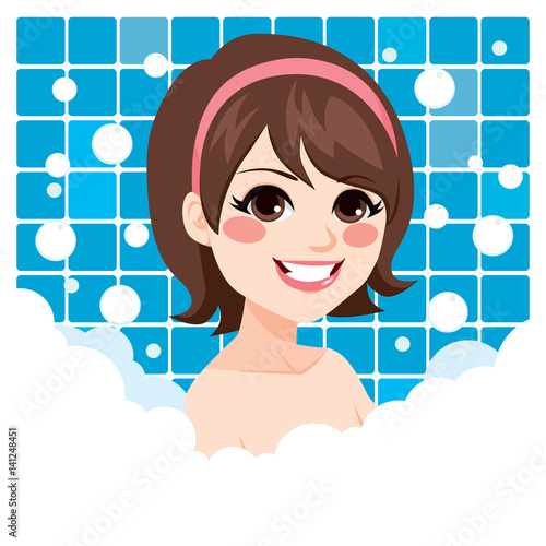 Beautiful young woman relax...