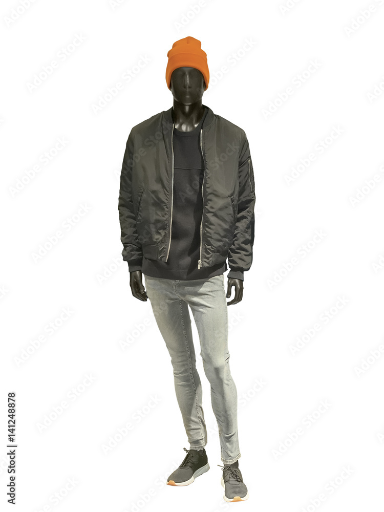 Full-length man mannequin. Full-length man mannequin.