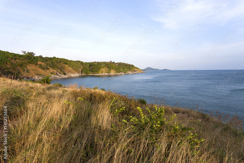 Natural landscape of summer sea and sky. Natural landscape of summer sea and sky.