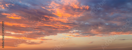 sunset sky with clouds and golden light  sunset sky gradient background