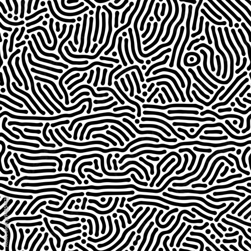 Abstract background of vector organic irregular lines maze pattern