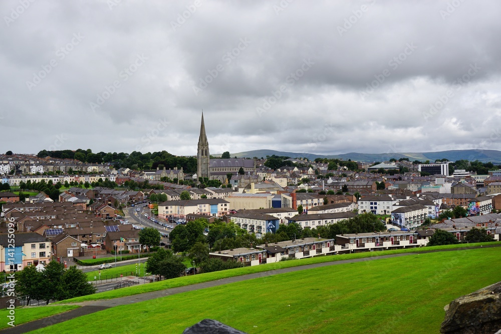 Derry in Nordirland, Häuser | Stadtbild