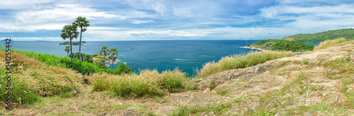 Panorama of Phromthep cape viewpoint in Phuket,Thailand