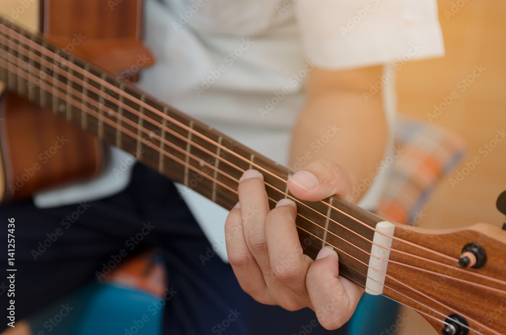 Obraz premium guitar player