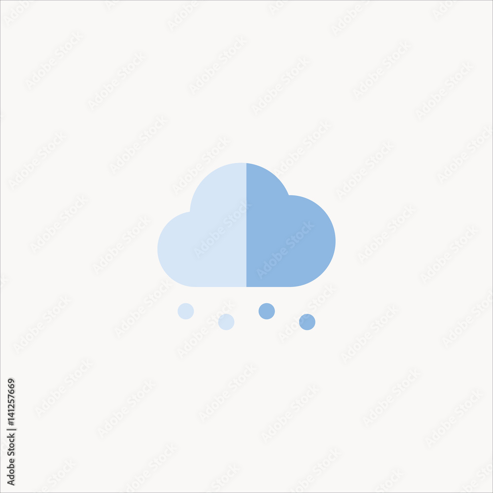 snow icon flat design snow icon flat design