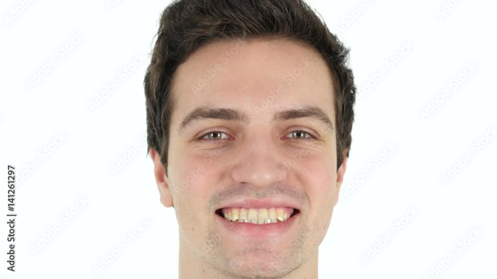 Smiling Handsome Man Face Smiling Handsome Man Face