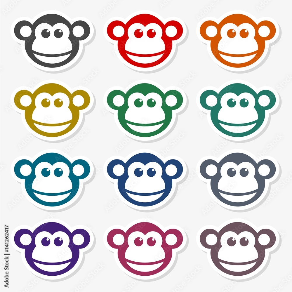 Monkey icon - Illustration Monkey icon - Illustration