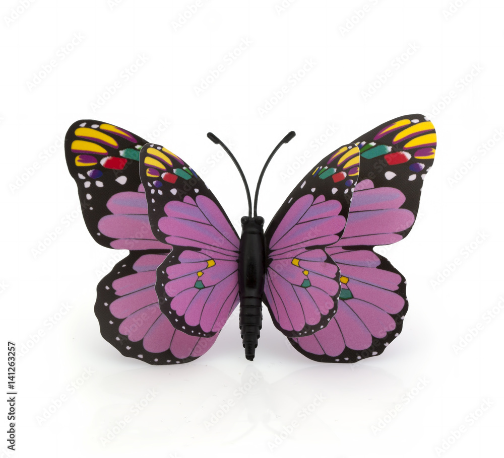 Beautiful colorful butterfly on a white background Beautiful colorful butterfly on a white background
