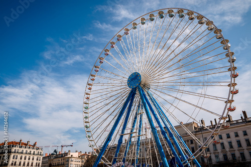 La grande roue de la Place Bellecour à Lyon