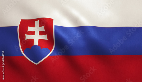 Obraz na płótnie Slovakia Flag