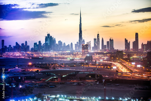Fotobehang Dubai cityscape