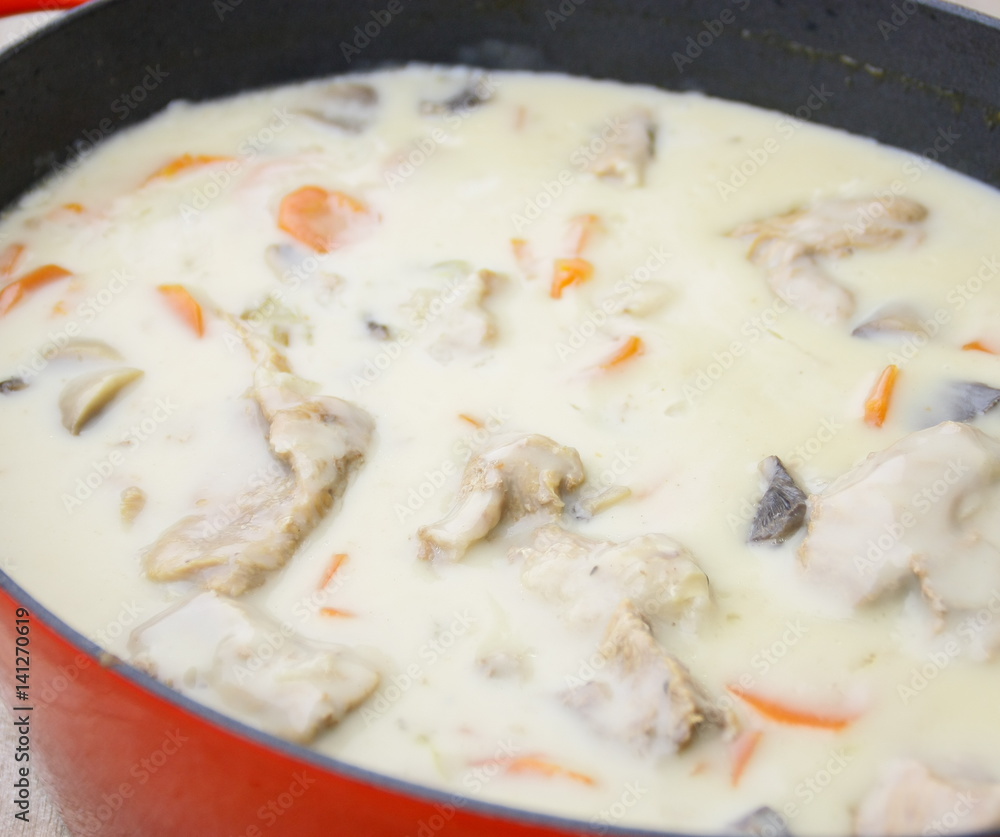 blanquette de veau,aux champignons blanquette de veau,aux champignons