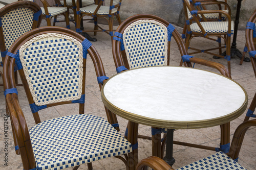 Cafe Table and Chairs  France