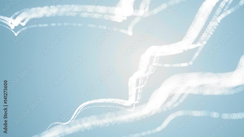 abstract particle strings background