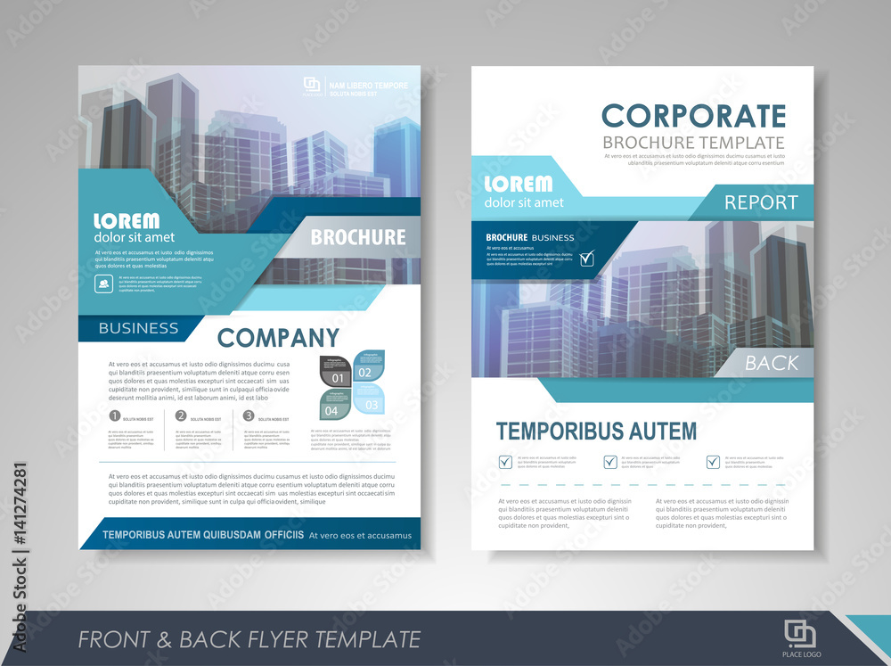 Abstract business brochure Abstract business brochure