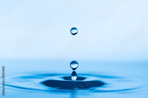 water droplets splash
