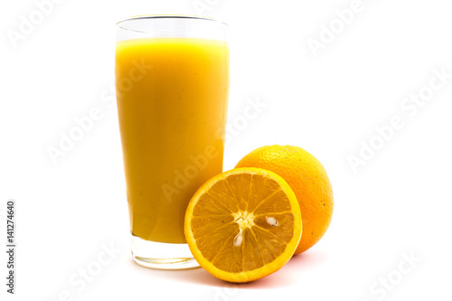 Orangensaft isoliert 