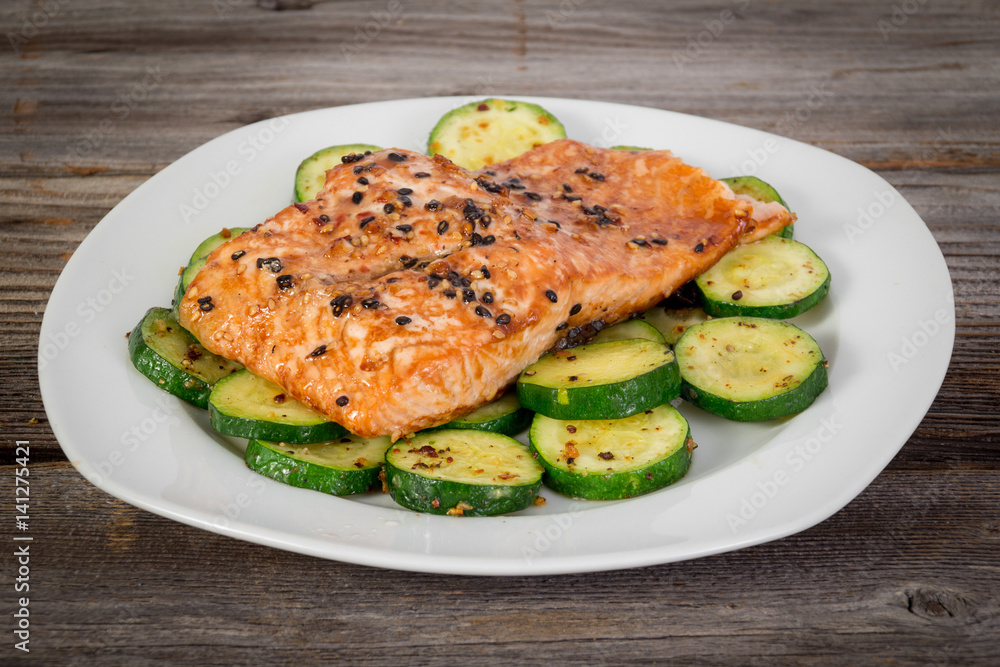 teriyaki salmon teriyaki salmon