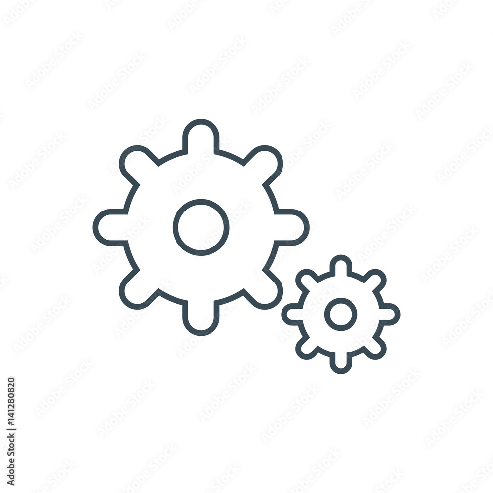 Settings icon vector Settings icon vector