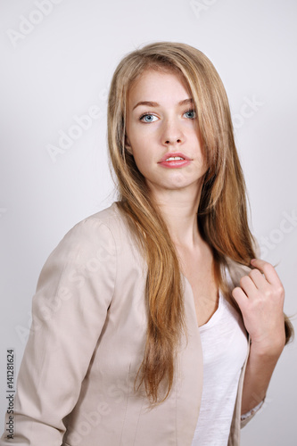 Wallpaper Mural Portrait of beautiful sad woman Torontodigital.ca