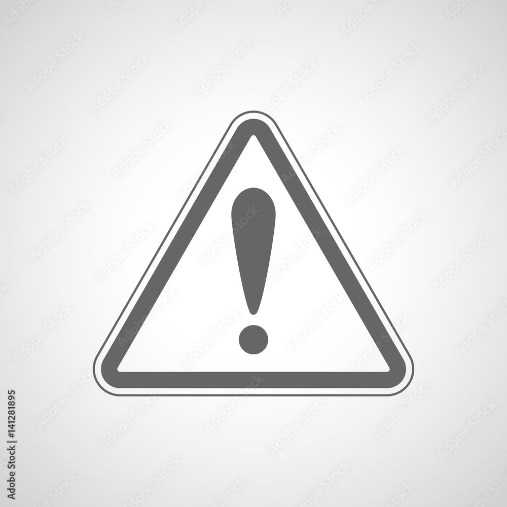 Warning danger sign. Vector illustration Warning danger sign. Vector illustration