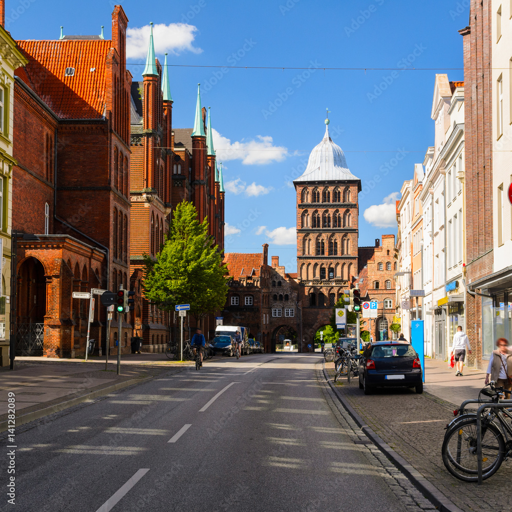 street view of Lubeck, Germany