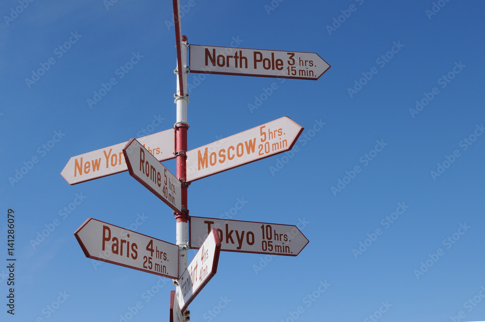 Fototapeta premium Direction sign