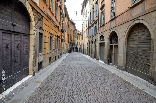 street with gate in old Ilaty