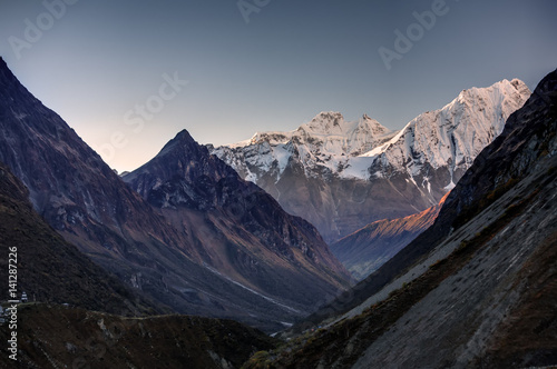Wallpaper Mural Valley on Manaslu circuit trek in Nepal Torontodigital.ca