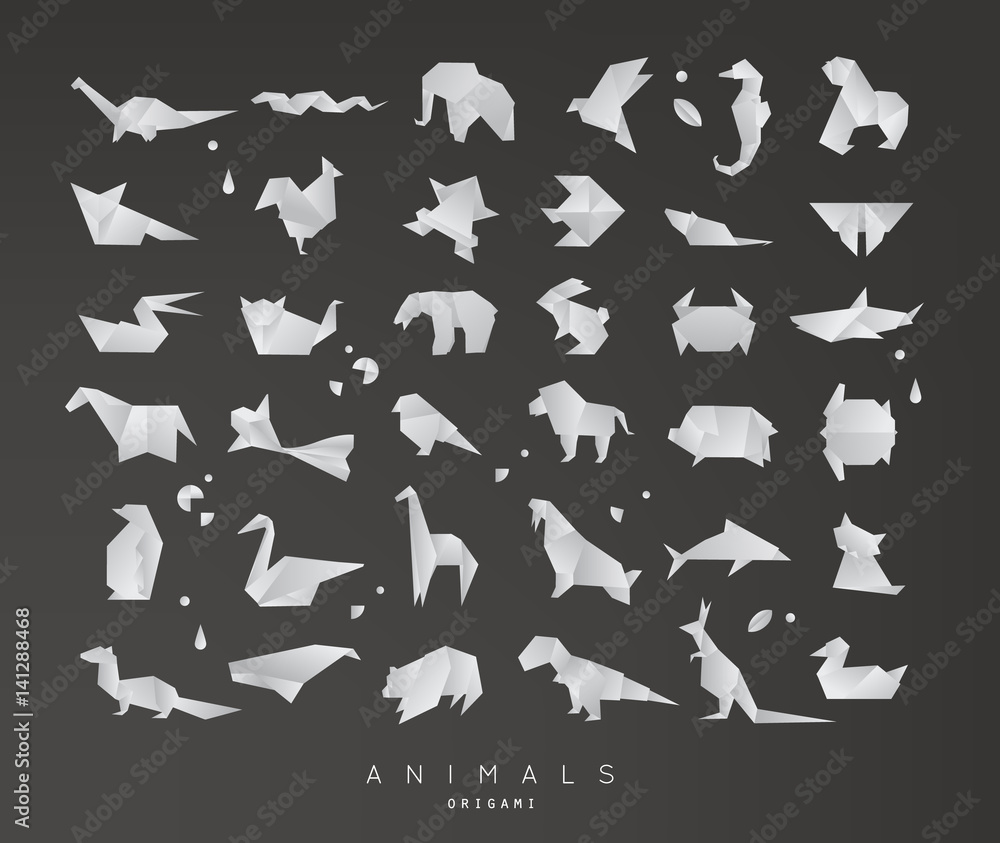 Animals origami set Animals origami set